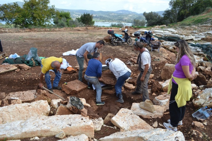 Εργασίες μεταφοράς των θρόνων το έτος 2023