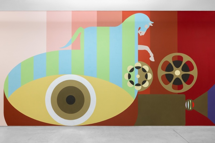 Κάσπερ Μπόσμανς, Άποψη εγκατάστασης από την έκθεση «Το Θολό Βλέμμα» 