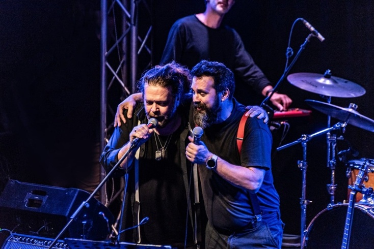 O Δημήτρης Μητσοτάκης και ο Σπύρος Γραμμένος στο Κύτταρο