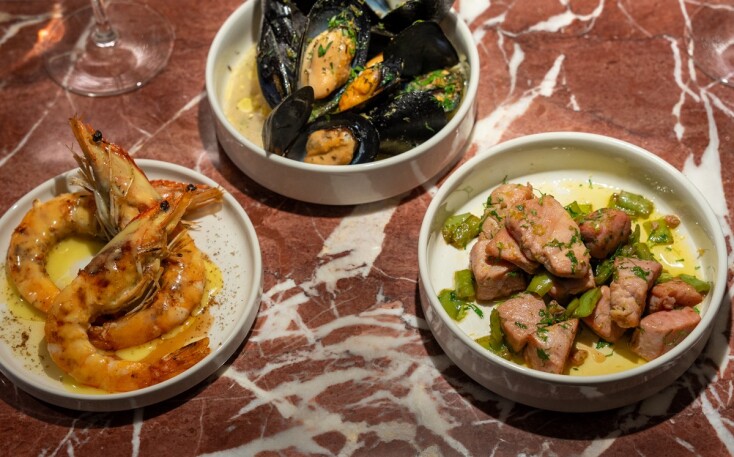 Πιάτα από εστιατόριο της Θεσσαλονίκης