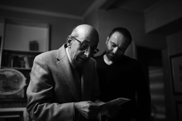 Ο Περικλής Κανάρης με τον  Μάνο Ελευθερίου