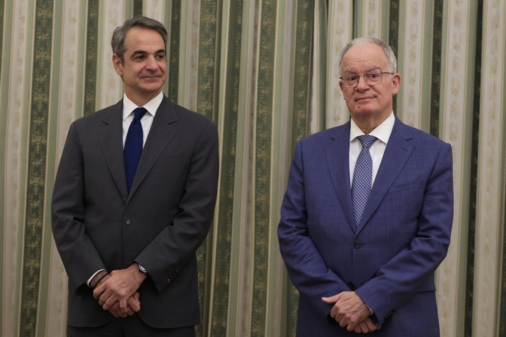 Κυριάκος Μητσοτάκης και Κωνσταντίνος Τασούλας