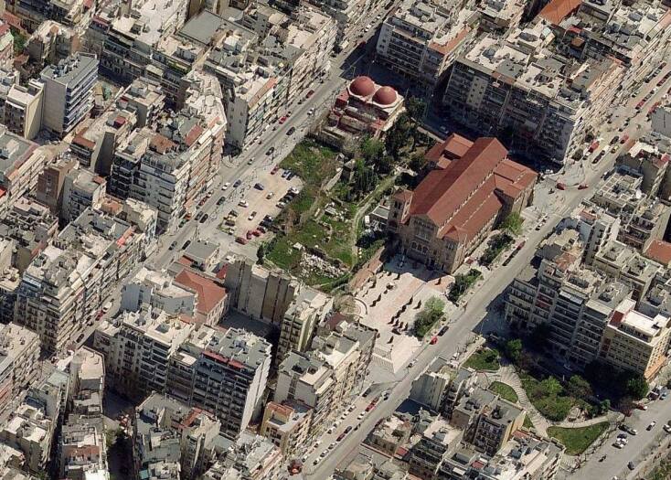 Αεροφωτογραφία της περιοχής