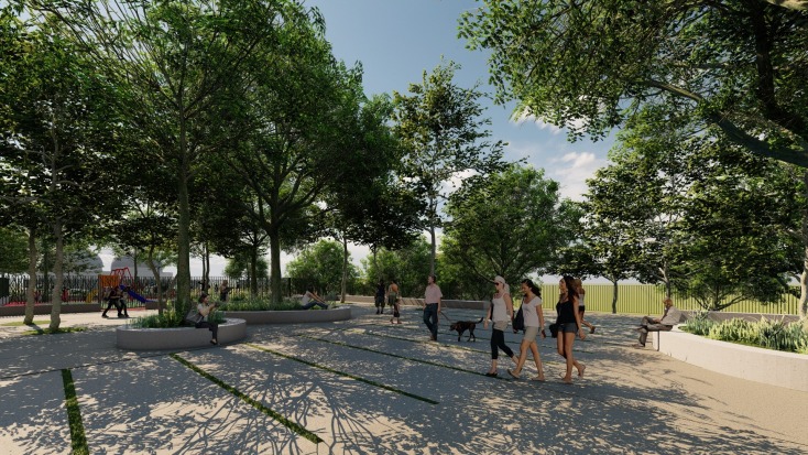 Ανάπλαση της πλατείας Ερνέστου Εμπράρ