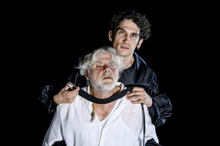 Ο Νίκος Καραθάνος και ο Ορέστης Χαλκιάς στους δυο Οιδίποδες του Γιάννη Χουβαρδά