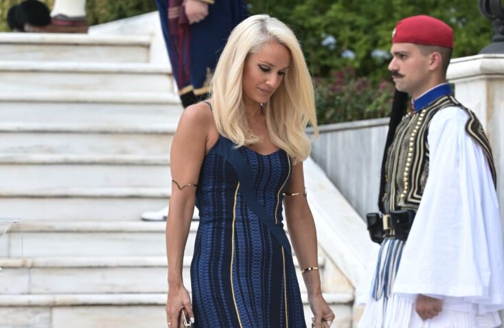 ΔΕΞΙΩΣΗ ΣΤΟ ΠΡΟΕΔΡΙΚΟ ΜΕΓΑΡΟ ΓΙΑ ΤΗΝ 51η ΕΠΕΤΕΙΟ ΑΠΟΚΑΤΑΣΤΑΣΗΣ ΤΗΣ ΔΗΜΟΚΡΑΤΙΑΣ (ΤΑΤΙΑΝΑ ΜΠΟΛΑΡΗ/EUROKINISSI