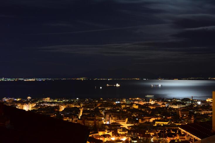 Η θέα από το Βυζάντιο Sky Bar