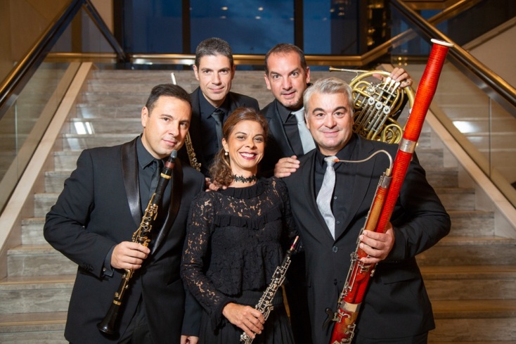Το κουιντέτο ξύλινων πνευστών στο 4ο Φεστιβάλ Μουσικής Χάλκης