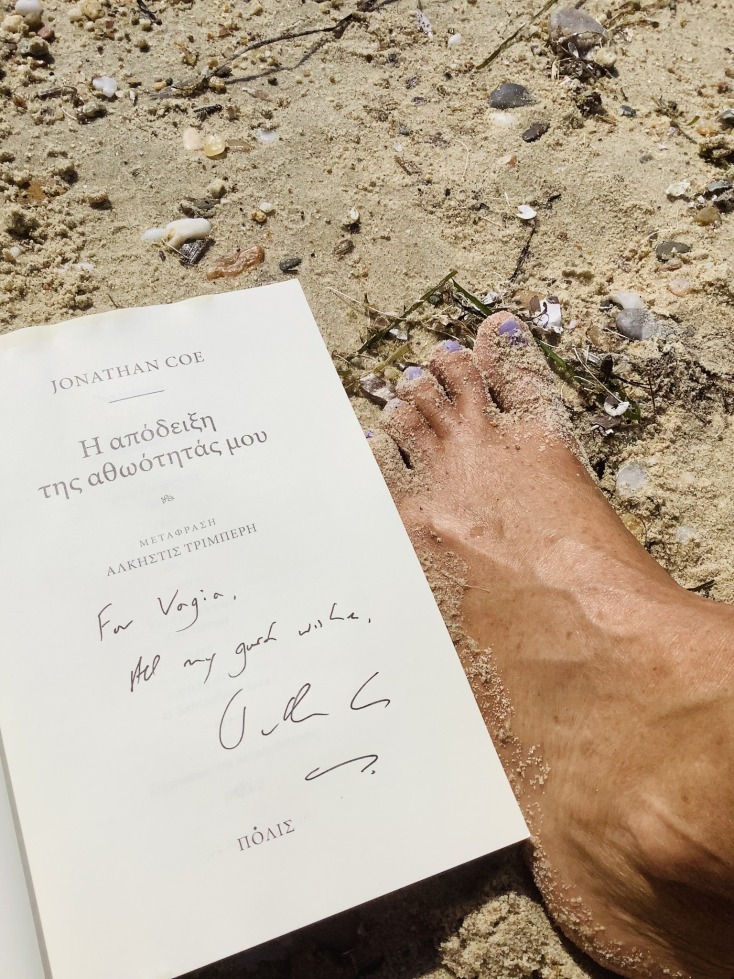 Αφιέρωση από τον συγγραφέα Τζόναθαν Κόου