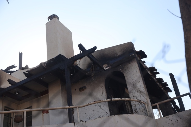 Καμένο σπίτι στην Κερατέα