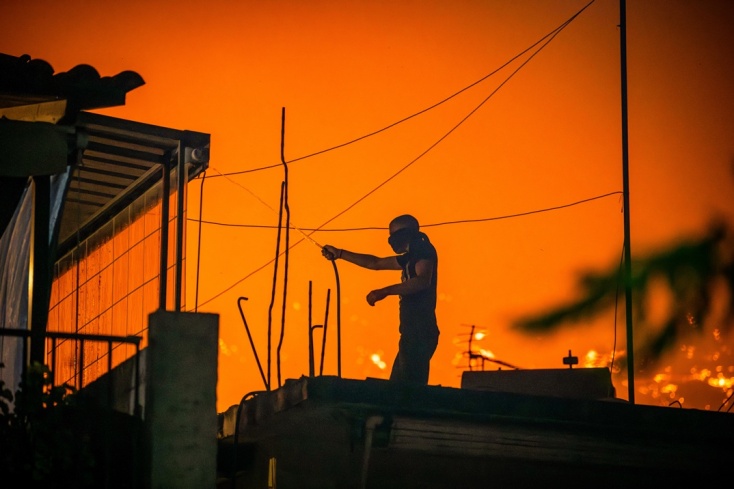 Φωτιά στην Αρχαία Ολυμπία