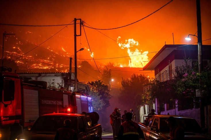 Φωτιά στην Αρχαία Ολυμπία
