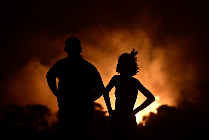 Φωτιά στην Ανατολική Αττική