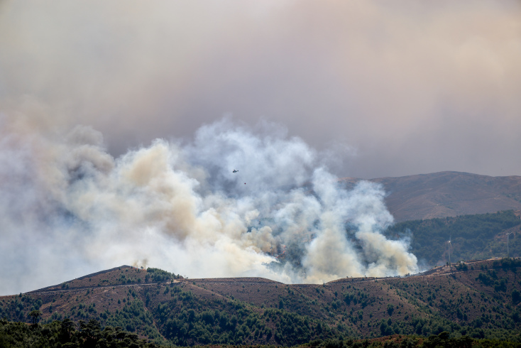 Οι καιρικές συνθήκες είναι ιδιαίτερα δύσκολες λόγω και των ανέμων