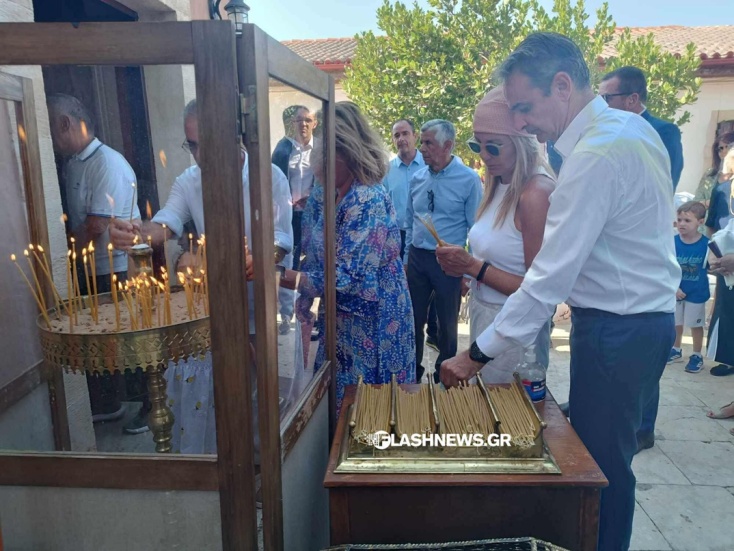 Ο Κυριάκος Μητσοτάκης με τη σύζυγό του Μαρέβα Γκραμπόφκσι - Μητσοτάκη