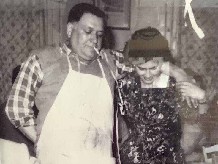 Ο ιδρυτής Νίκος Κρεωνίδης με την Πόπη Λώρη