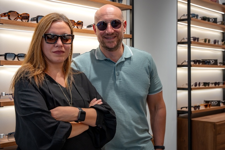 Έλενα Γραικού και Βαγγέλης Δρίτσας του OKIO