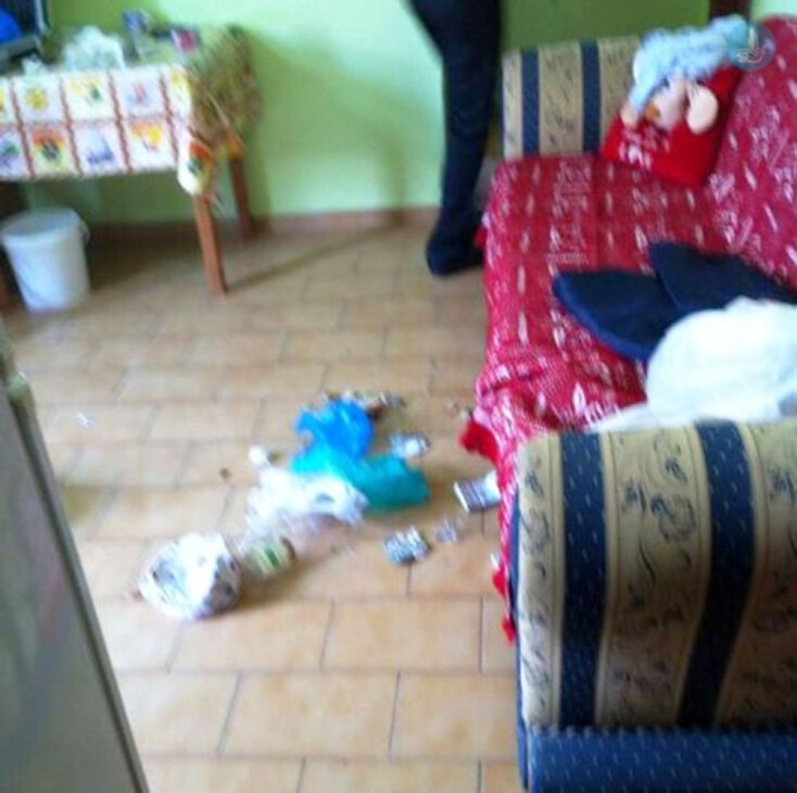 Το εσωτερικό του σπιτιού της Ρουμάνας και του Γιάνι Ζ. την ημέρα του εγκλήματος