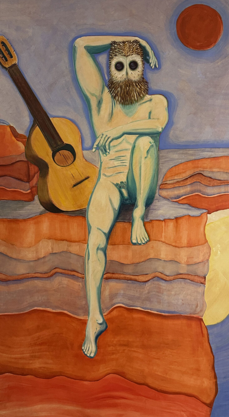 Κουκουβάνθρωπος της Μονς Γιόργκενσεν στην Art Athina 2025