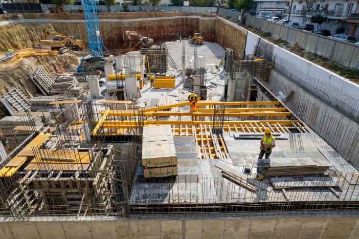 Το εργοτάξιο των πρώην στάβλων Παπάφη