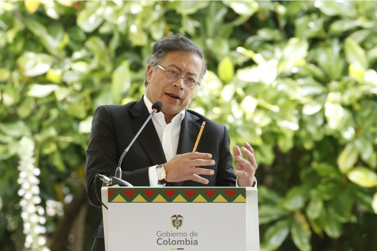 Ο πρόεδρος της Κολομβίας Γκουστάβο Πέτρο 