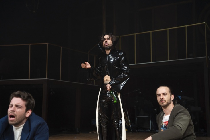 Αλέξανδρος Χρυσανθόπουλος, Γιάννης Νιάρρος και Βασίλης Μαγουλιώτης στο Merde!