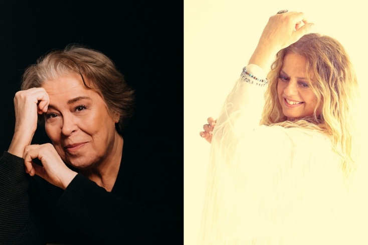 Δήμητρα Γαλάνη και Ελένη Τσαλιγοπούλου στο VOX