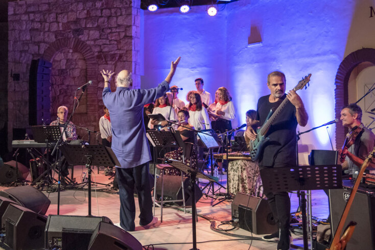 Ο Διονύσης Σαββόπουλος με τον Γιώτη Κιουρτσόγλου