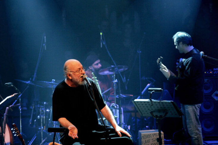 Ο Διονύσης Σαββόπουλος με τον Γιώτη Κιουρτσόγλου