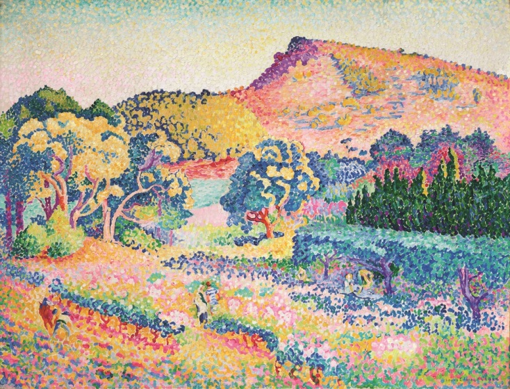 Henri-Edmond Cross (1854-1926),  «Τοπίο με το Καπ Νεγκρ»