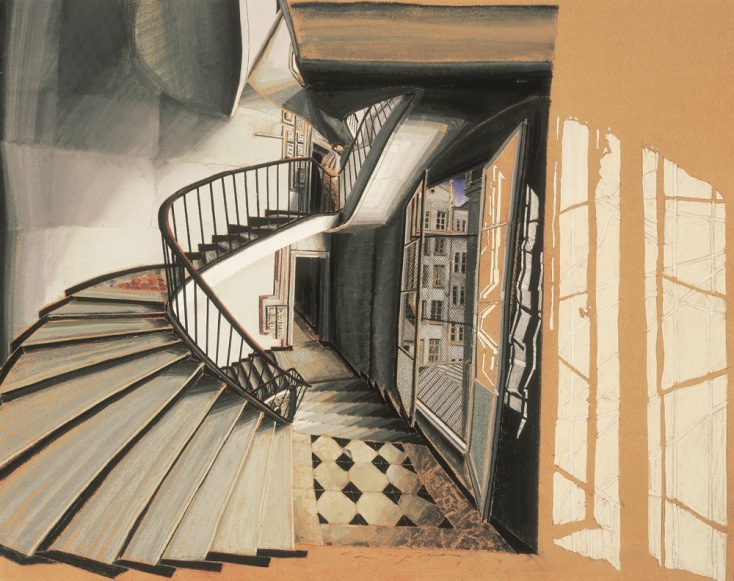 Sam Szafran (1934-2019), «Σκάλα»