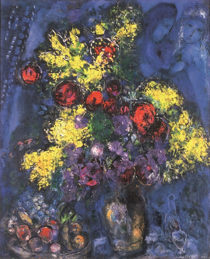 Marc Chagall (1887-1985),  Μπουκέτο με μιμόζες, 1954-1955
