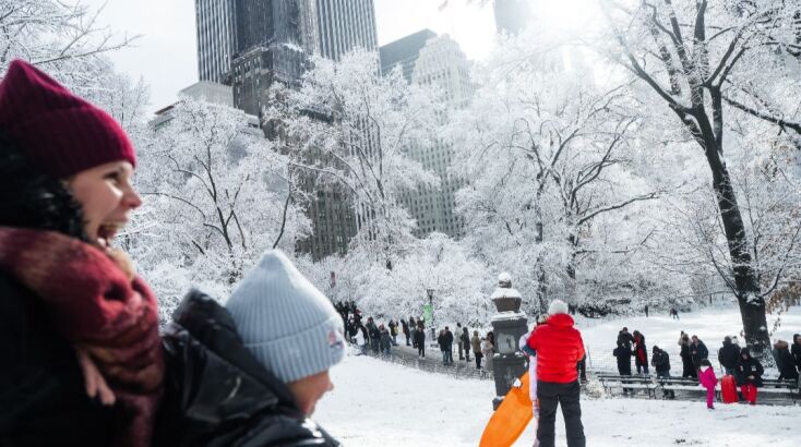 Το Central Park χιονισμένο και μαγευτικό