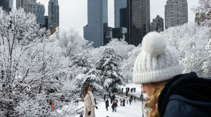 Χιόνια στη Νέα Υόρκη