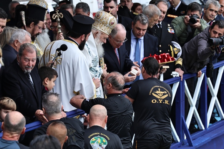 Θεοφάνια στον Πειραιά - Παρών ο Πρόεδρος της Δημοκρατίας, Κωνσταντίνος Τασούλας