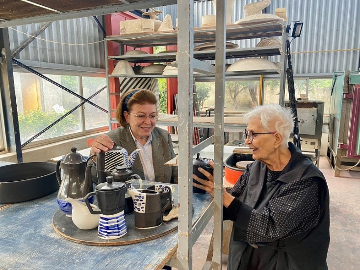 το εργαστήριο Κεραμικής της Ελένης Βερναδάκη	