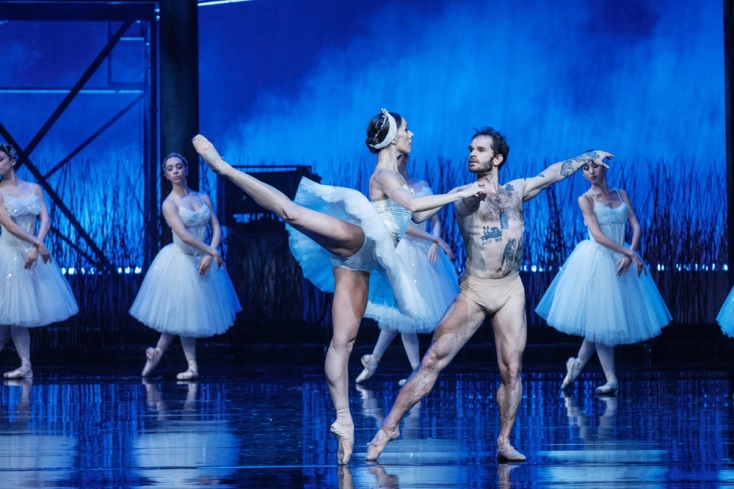 Η Ρακέλε Μπουριάσι με τον συγχορευτή της Ντμίτρι Ζαγκρέμπιν