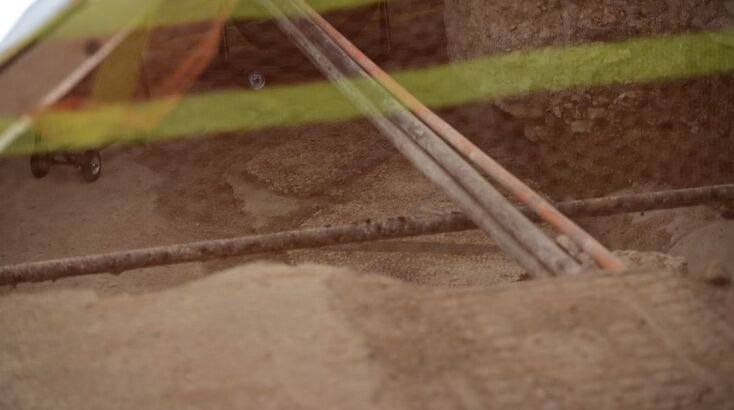 Αθήνα: Αποκαλύφθηκε τυχαία αρχαίο ψηφιδωτό στην οδό Ευριπίδου