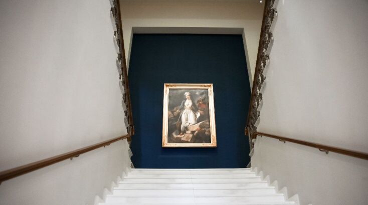 Ο εμβληματικός πίνακας του Ντελακρουά «Η Ελλάδα στα ερείπια του Μεσολογγίου» στο Ξενοκράτειο Αρχαιολογικό Μουσείο