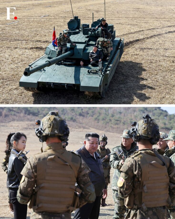 Η έφηβη κόρη του Κιμ Γιονγκ Ουν οδηγεί ένα άρμα μάχης 