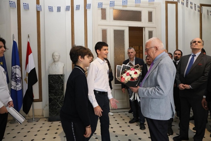 Κακλαμάνης στην καρδιά του Ελληνισμού στο Κάιρο: Εσείς κρατάτε αναμμένη τη φλόγα της Ελλάδας στην Αίγυπτο