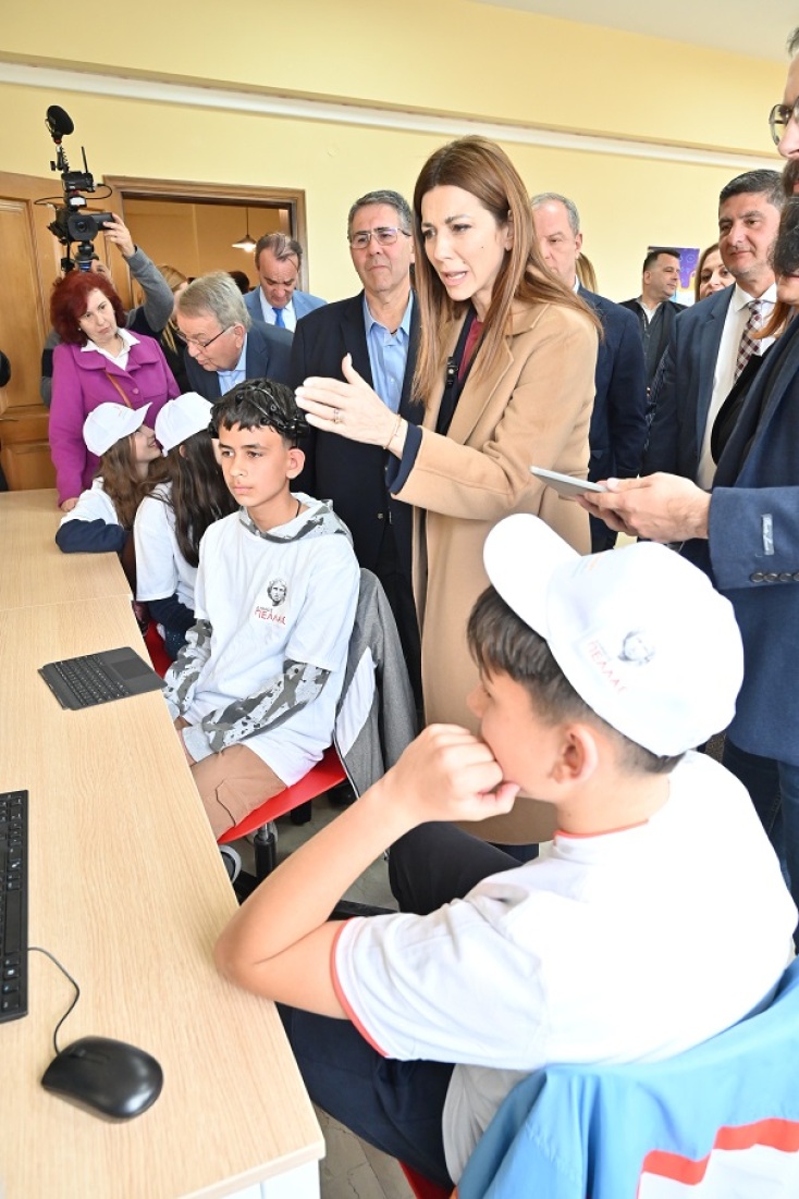 Εγκαίνια του Κέντρου Καινοτομίας Κεντρικής Μακεδονίας στην Πέλλα από την Υπ. Παιδείας, Σοφία Ζαχαράκη