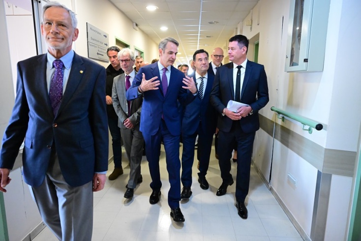 Στο Μεταξά ο Μητσοτάκης: Εντός των επόμενων ετών θα γίνει ένα υπερσύγχρονο αντικαρκινικό νοσοκομείο