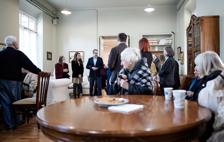 Μητσοτάκης: Στόχος μας να επισκευάσουμε όλα τα κτήρια του Γηροκομείου Αθηνών για τη φιλοξενία 500 ατόμων
