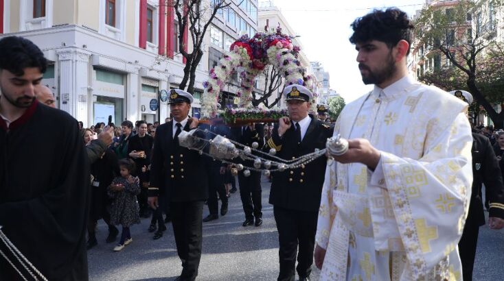 Θεσσαλονίκη: Ο πρώτος Επιτάφιος στον Άγιο Μηνά
