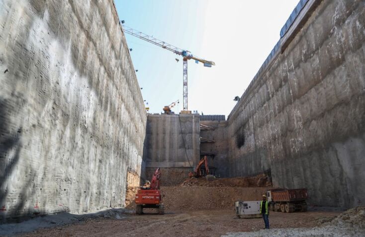  ΟΛΟΚΛΗΡΩΣΗ ΤΗΣ ΚΑΤΑΣΚΕΥΗΣ ΤΗΣ ΣΗΡΑΓΓΑΣ ΚΑΤΕΧΑΚΗ - ΕΥΑΓΓΕΛΙΣΜΟΣ ΤΗΣ ΓΡΑΜΜΗΣ 4 ΤΟΥ ΜΕΤΡΟ ΤΗΣ ΑΘΗΝΑΣ (ΤΑΤΙΑΝΑ ΜΠΟΛΑΡΗ/EUROKINISSI)