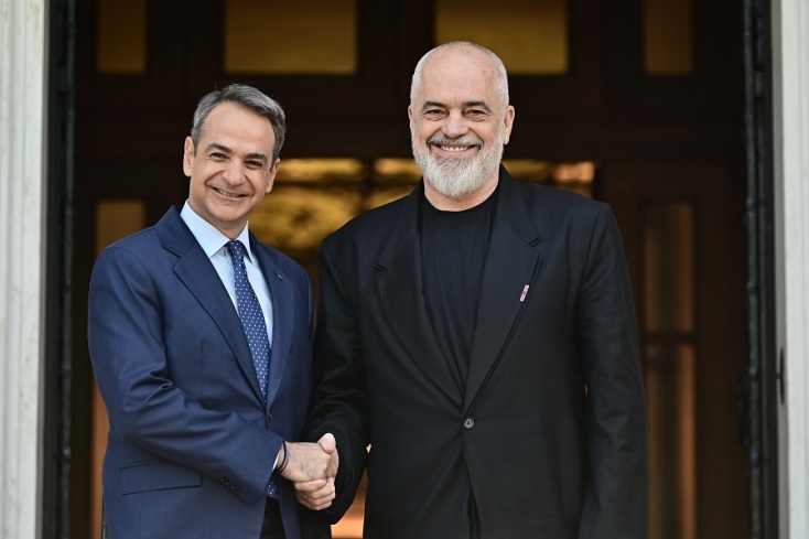 Συνάντηση Μητσοτάκη- Ράμα: Σημαντική ευκαιρία να λύσουμε εκκρεμή ζητήματα, τόνισε ο πρωθυπουργός 