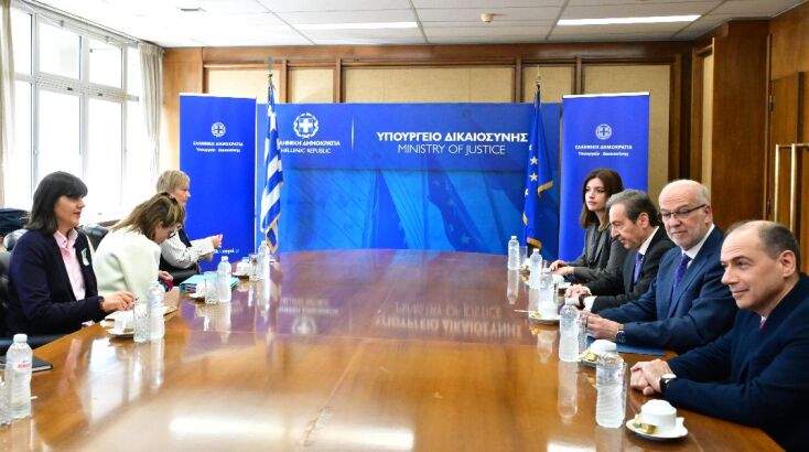 Στο υπουργείο Δικαιοσύνης η Κοβέσι – Συνάντηση με Φλωρίδη