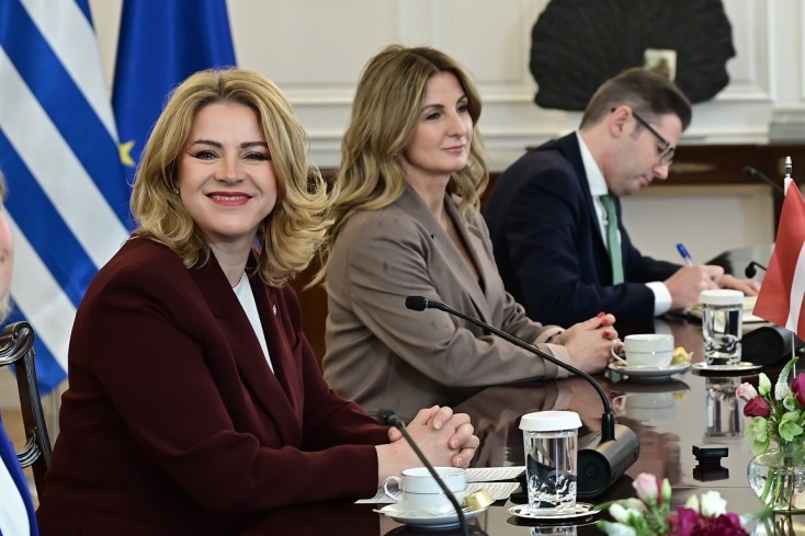 Συνάντηση Μητσοτάκη με τη Λετονή πρωθυπουργό: Εξαιρετική ευκαιρία να ενισχύσουμε τους δεσμούς μας