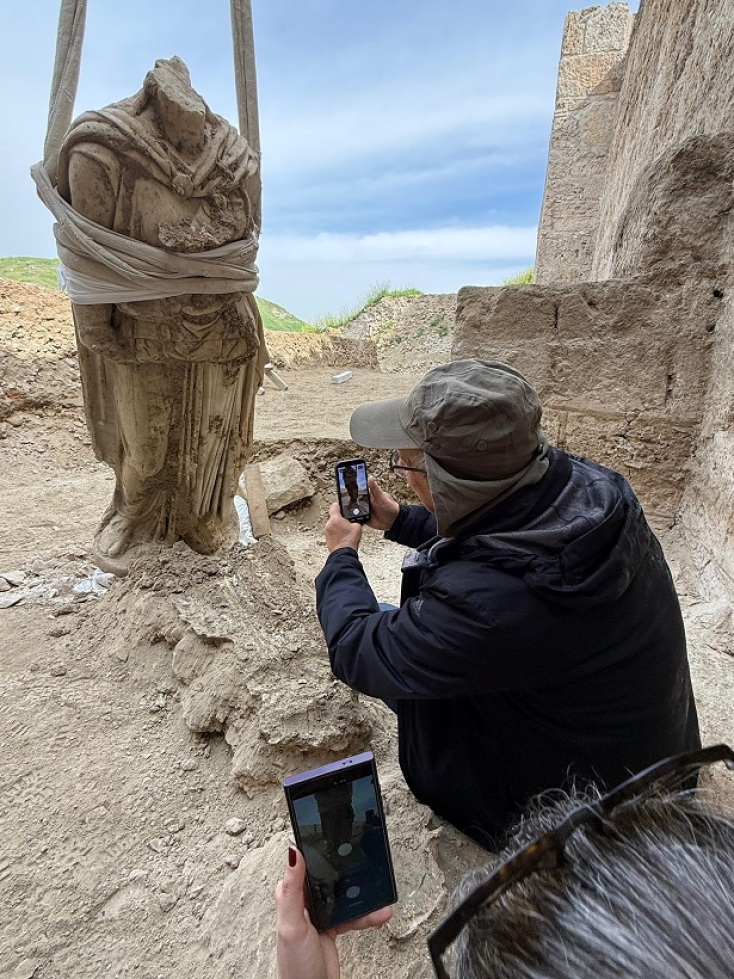 Τουρκία: Σημαντική ανακάλυψη αγάλματος της Αθηνάς ύψους 2 μέτρων στη Λαοδικεία